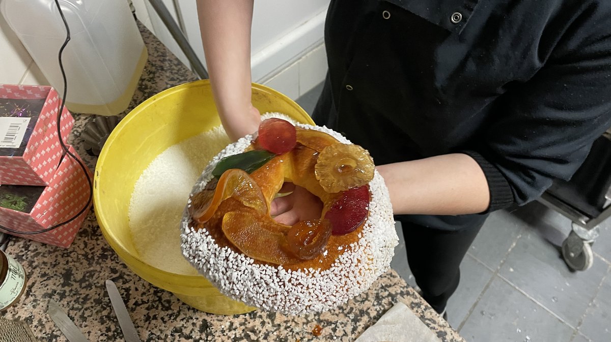 Galette des rois ou royaume, à découvrir à la boulangerie Alle (Photo Anthony Maurin)