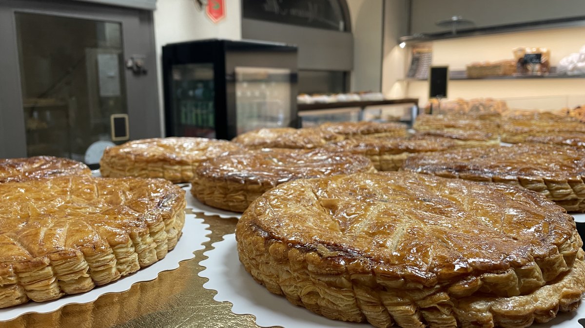 Galette des rois ou royaume, à découvrir à la boulangerie Alle (Photo Anthony Maurin)