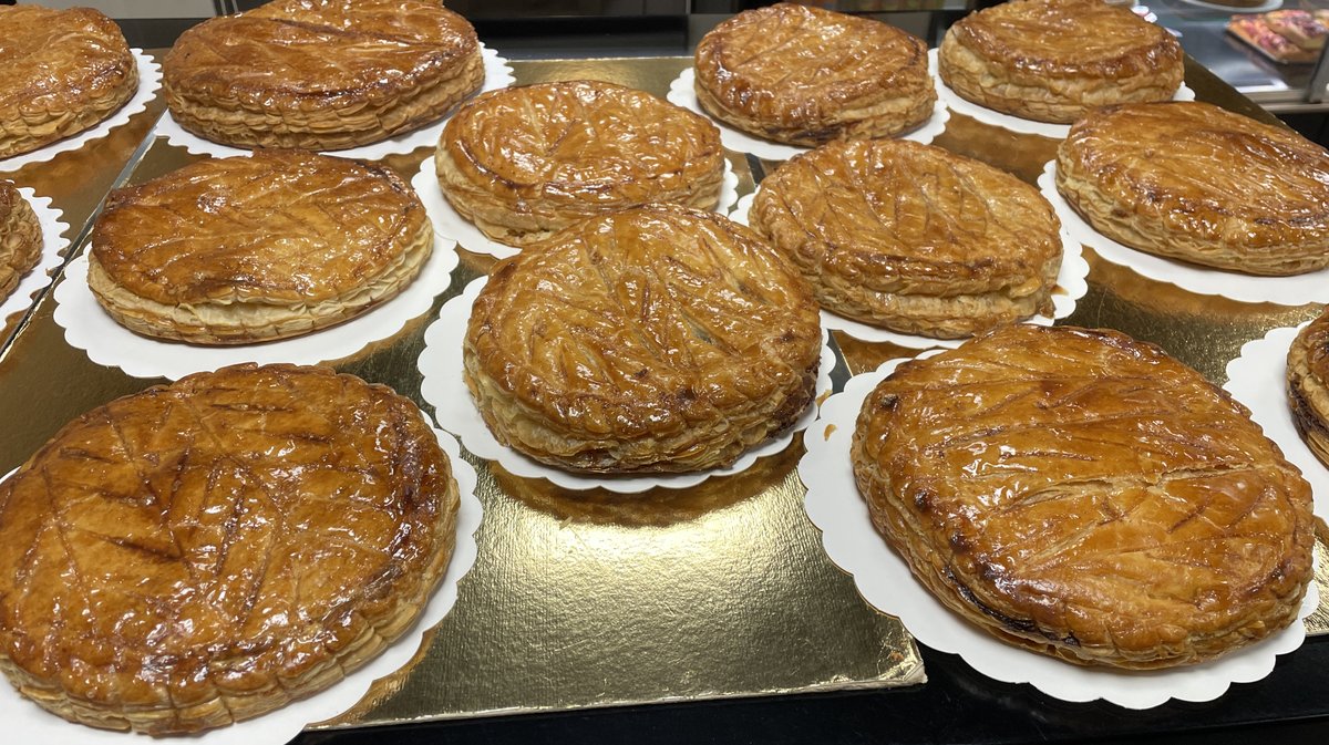 Galette des rois ou royaume, à découvrir à la boulangerie Alle (Photo Anthony Maurin)