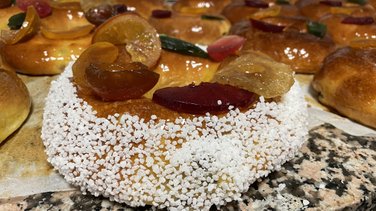 Galette des rois ou royaume, à découvrir à la boulangerie Alle (Photo Anthony Maurin)