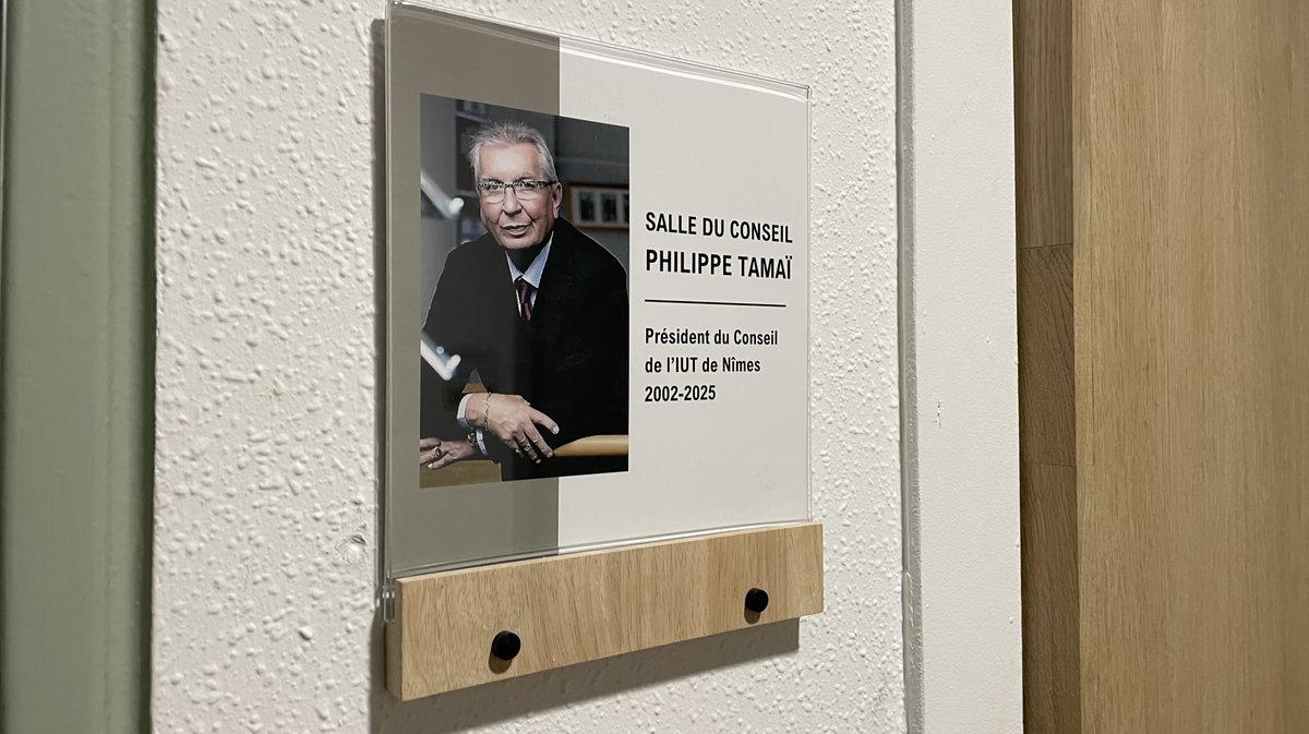 L'IUT de Nîmes rend hommage à Philippe Tamai (Photo Anthony Maurin)