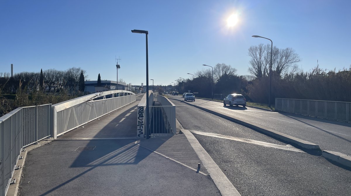 Extension de la ligne T4 du TCSP jusqu'à Caissargues (Photo Anthony Maurin)