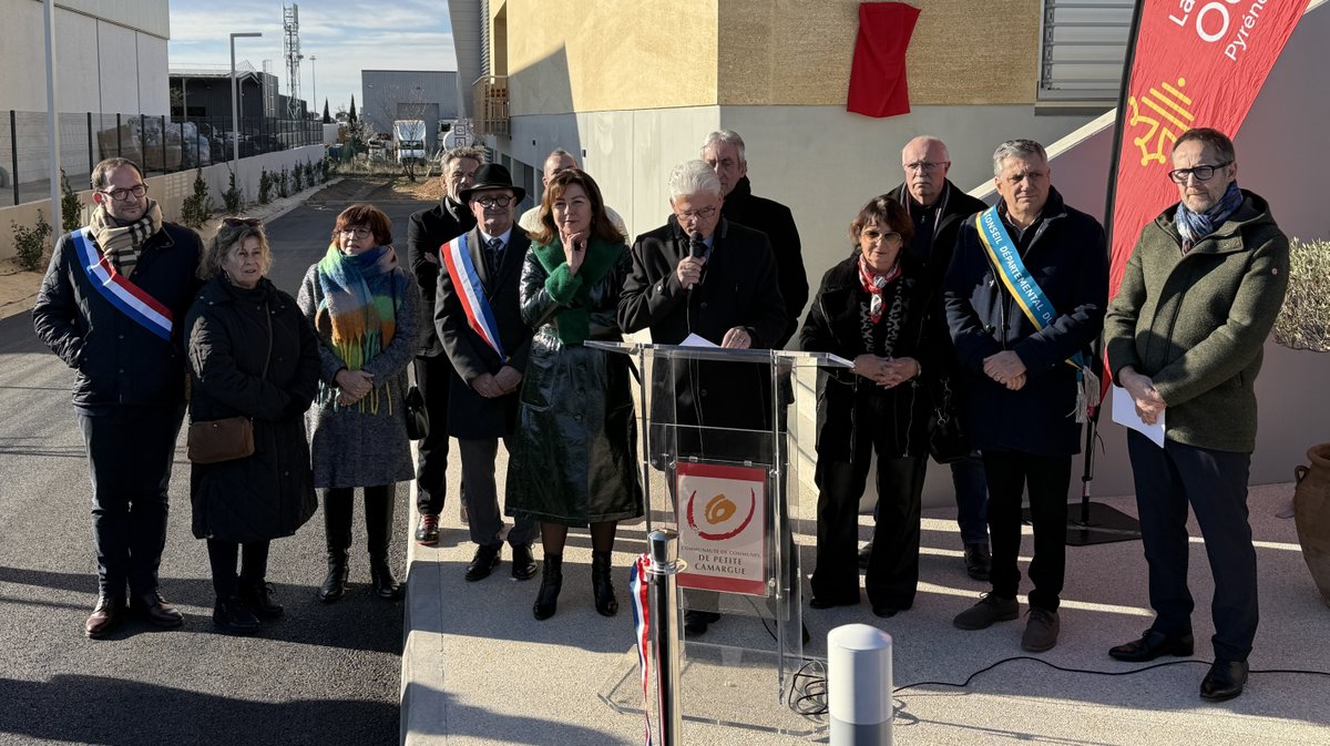 Inauguration cuisine centrale Petite Camargue