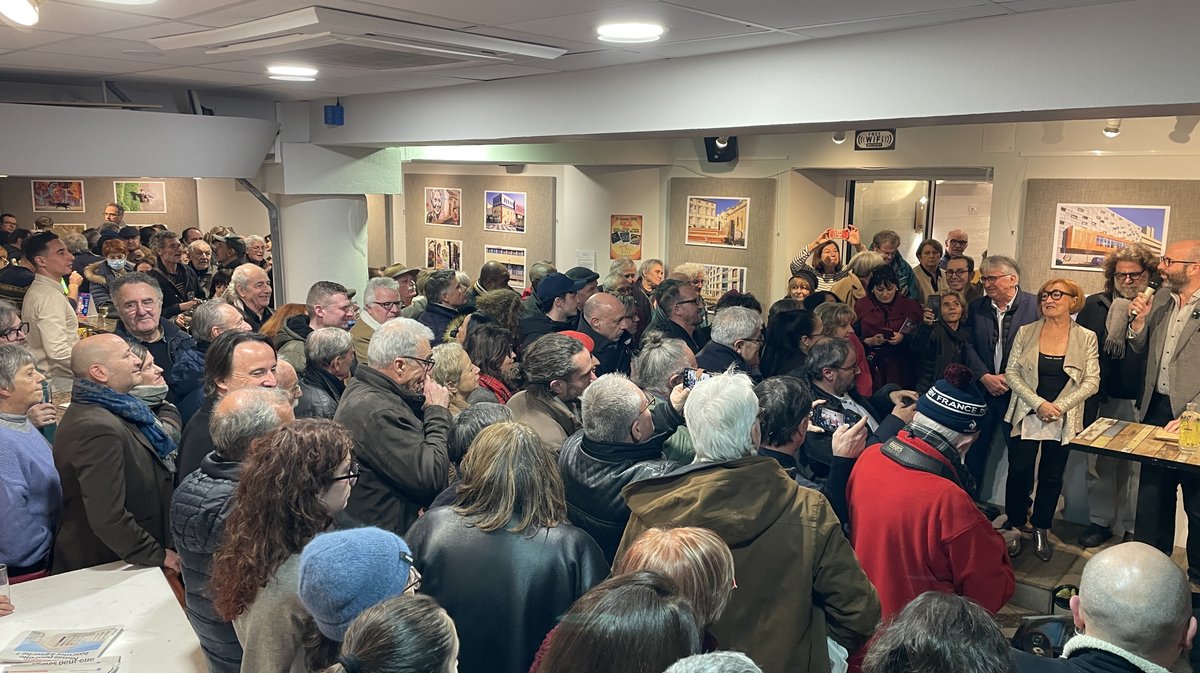 Voeux 2026 Nîmes citoyenne à Gauche Vincent Bouget  (Photo Anthony Maurin)