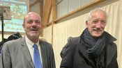 Le maire Jean-Michel Perret (à gauche) et son premier adjoint Rémy Offredi, ce vendredi soir