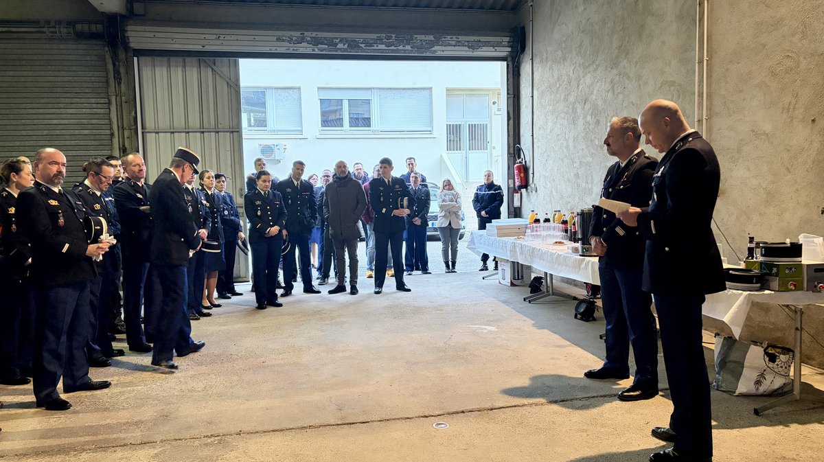 Prise de commandement gendarmerie Bagnols/Cèze