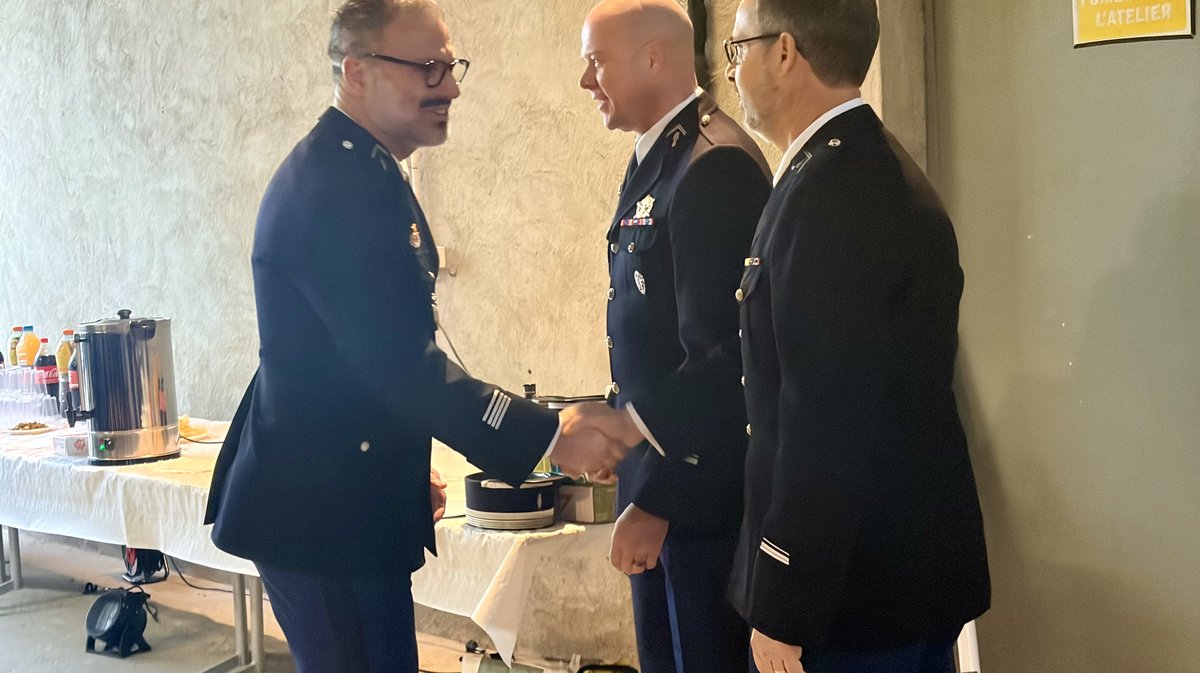 prise de commandement gendarmerie Bagnols/Cèze