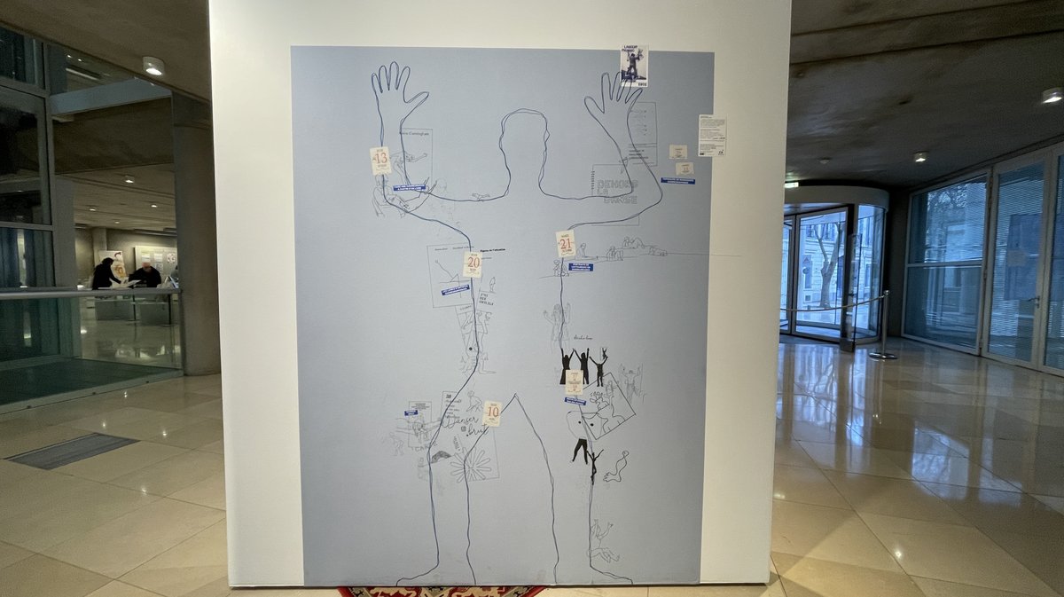 Carré d'Art résidences d’artistes au centre de documentation Bob Calle expo Vivian Suter (Photo Anthony Maurin)