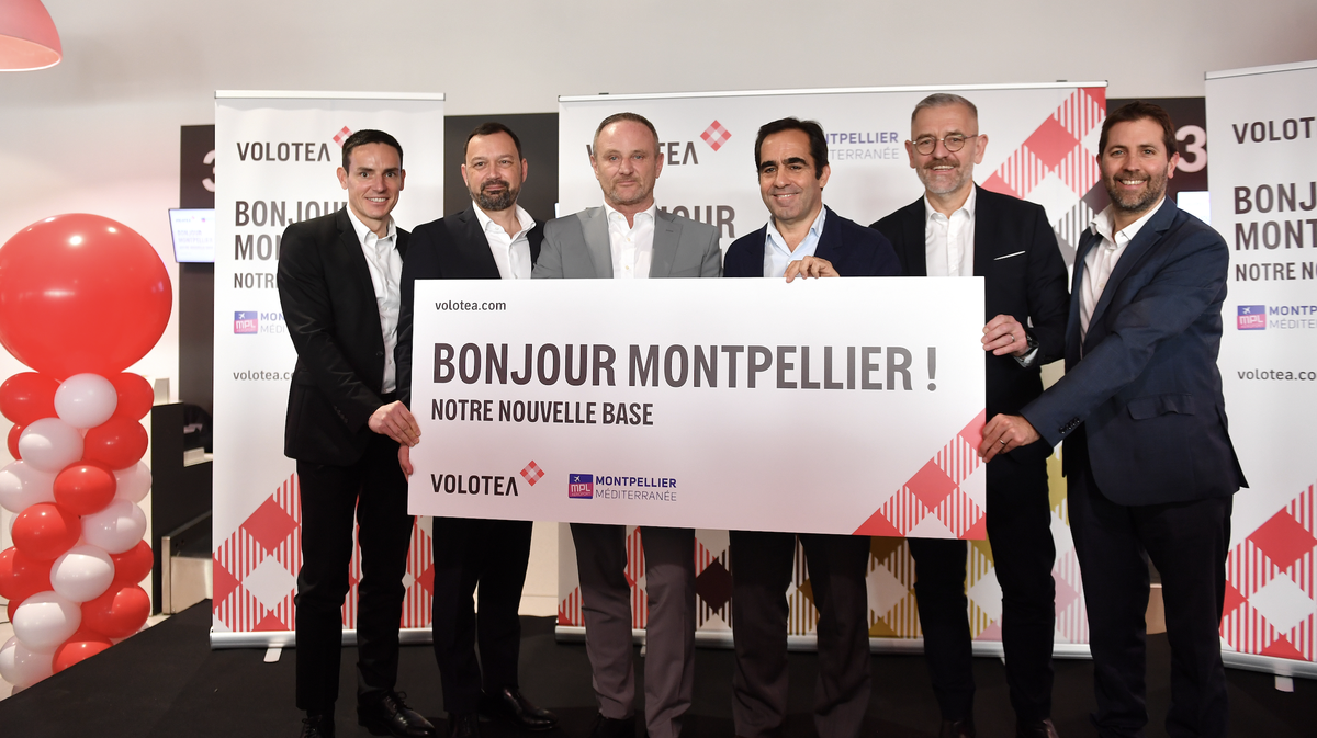 lancement base volotea aéroport de Montpellier