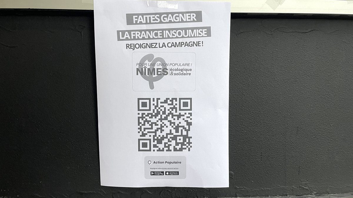 Liste LFI Nîmes écologique et solidaire municipales de 2026 à Nîmes venue de Manuel Bompard (Photo Anthony Maurin)