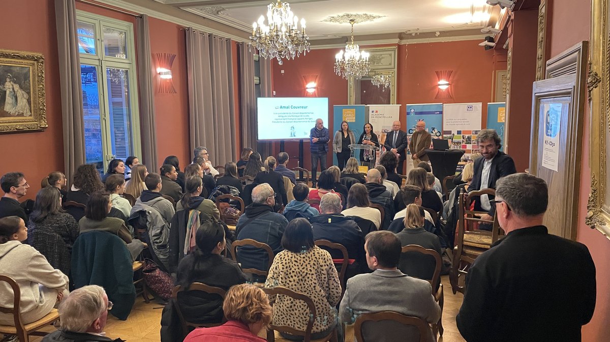 Le lancement de l'appel à projets jeunes 2026 avec les lauréats 2025 (Photo Anthony Maurin)