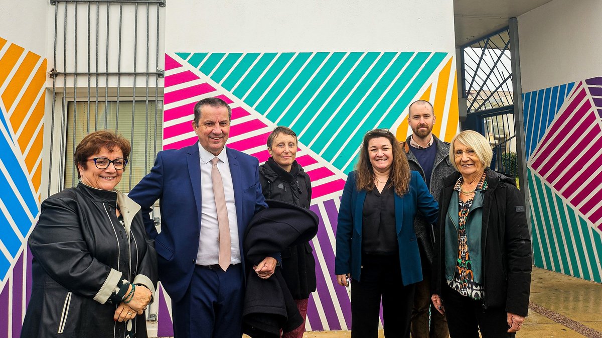 les PDTS des CD de la Lozère et du Gard devant le Foyer de l'Enfance -Copyright-Aveline Lucas