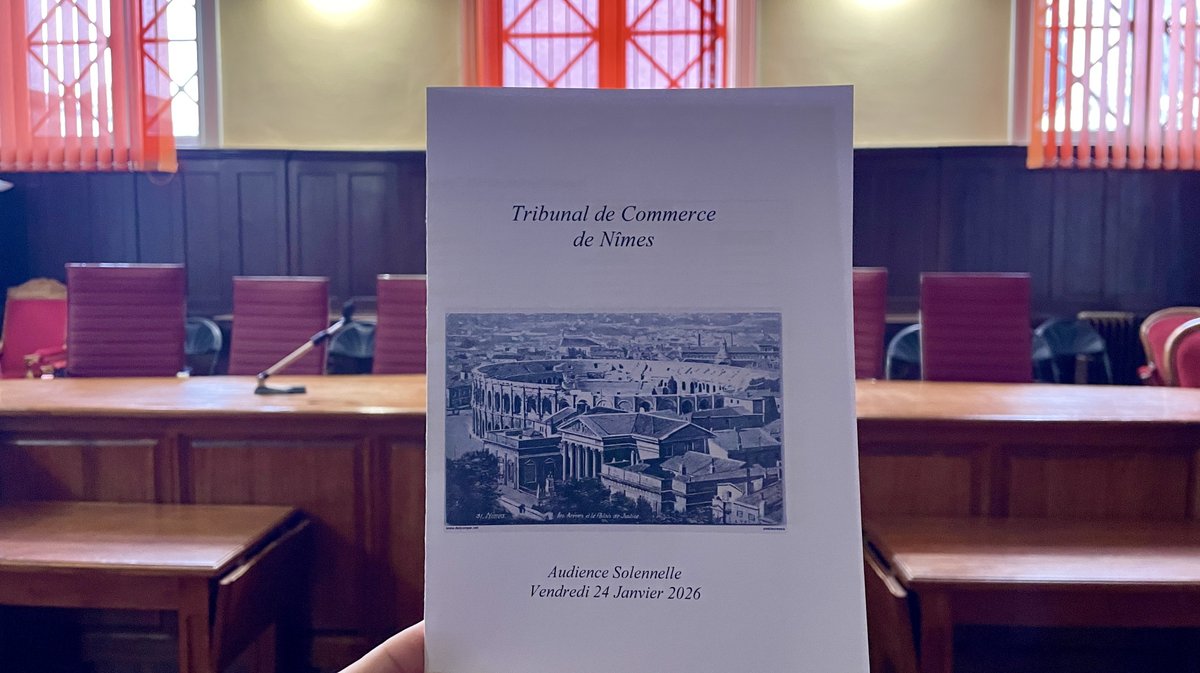 Rentrée solennelle 2026 du tribunal de commerce de Nîmes (Photo Anthony Maurin)