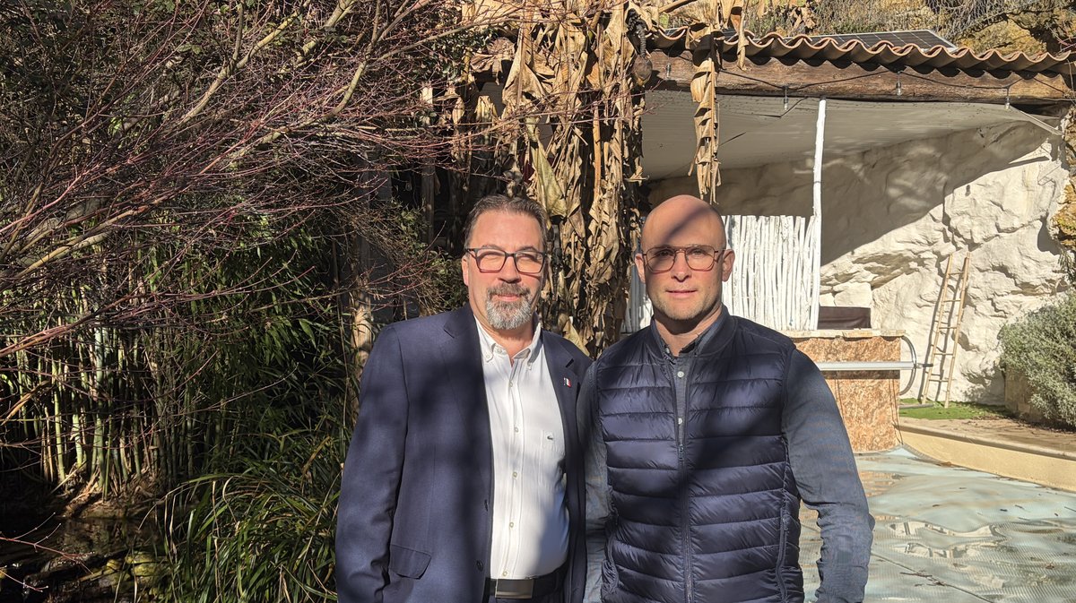 Mickaël Thery et Franck Brimboeuf