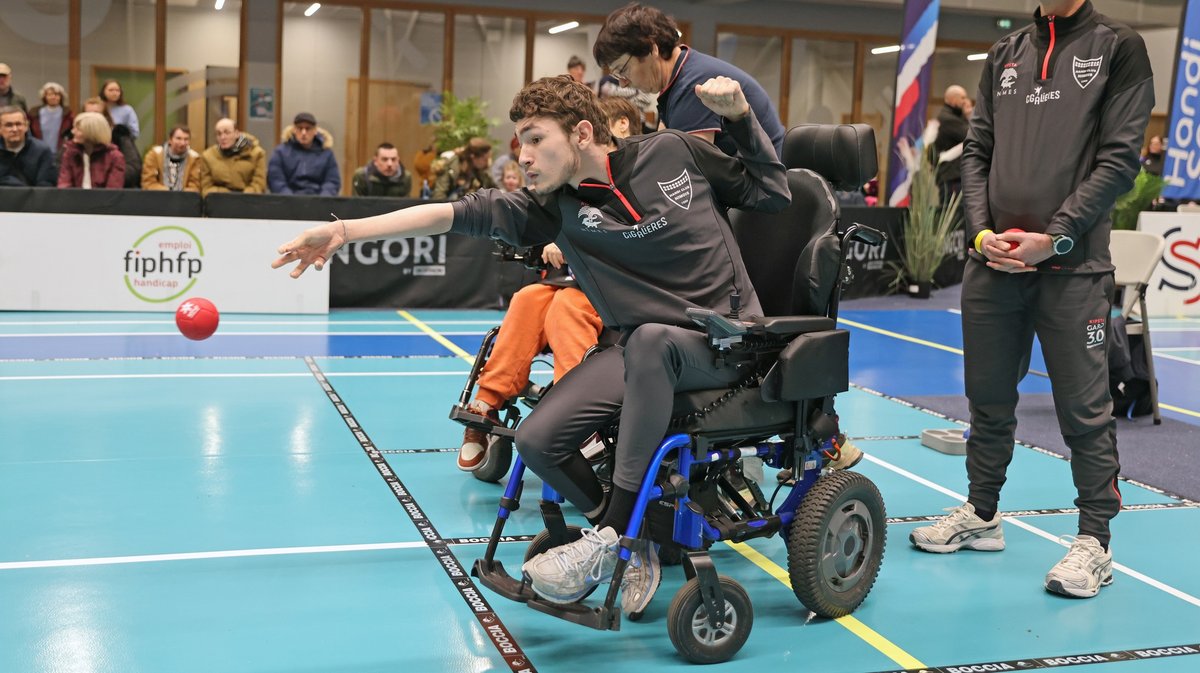 Noah Combe boccia handi club nîmois