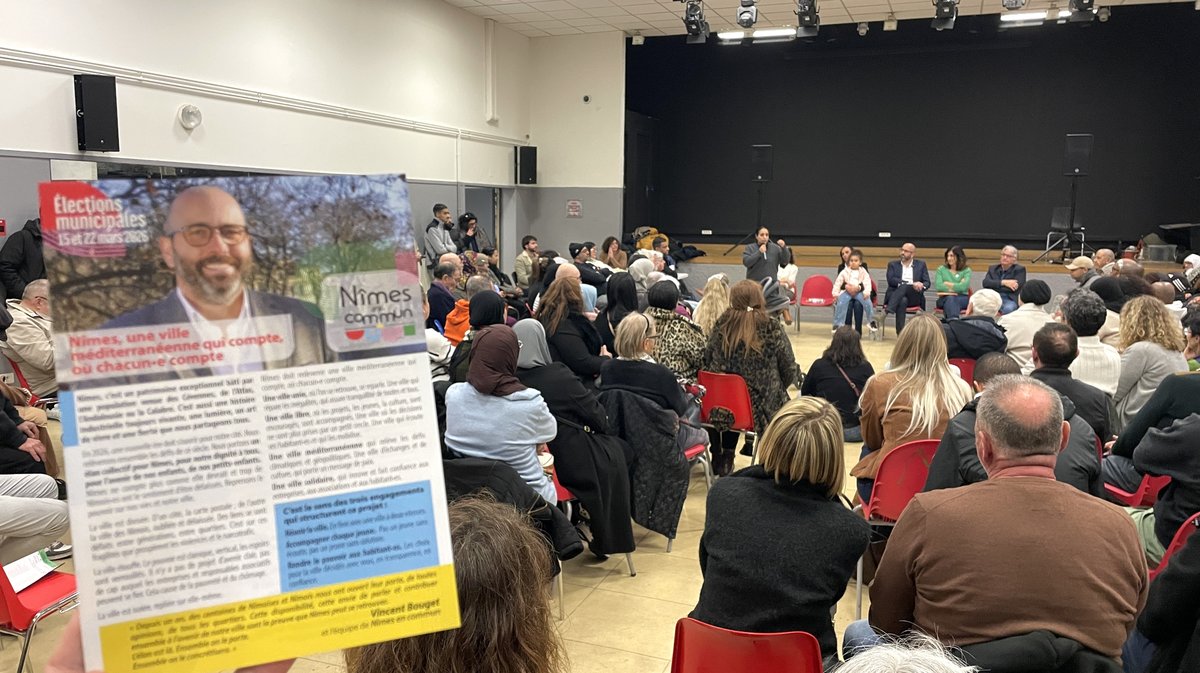 Nîmes en commun au Chemin Bas d'Avignon pour les municipales 2026 à Nîmes (Photo Anthony Maurin)