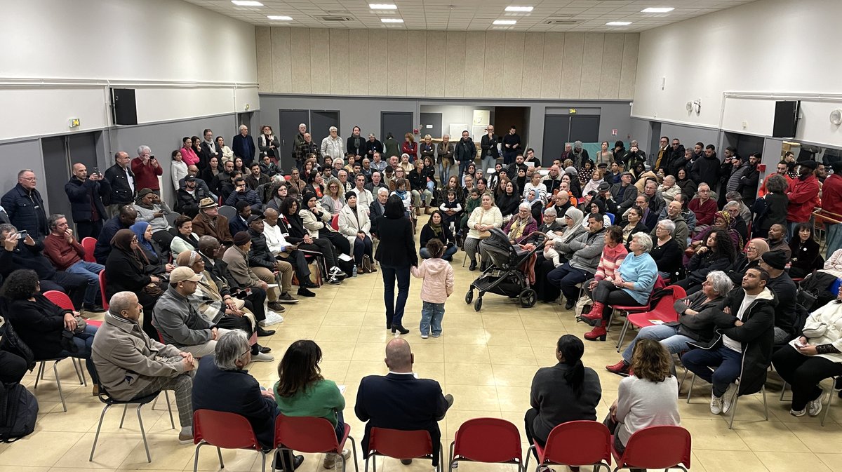 Nîmes en commun au Chemin Bas d'Avignon pour les municipales 2026 à Nîmes (Photo Anthony Maurin)