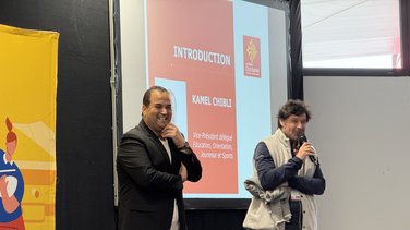 Kamel Chibli et Sébastien Grosjean