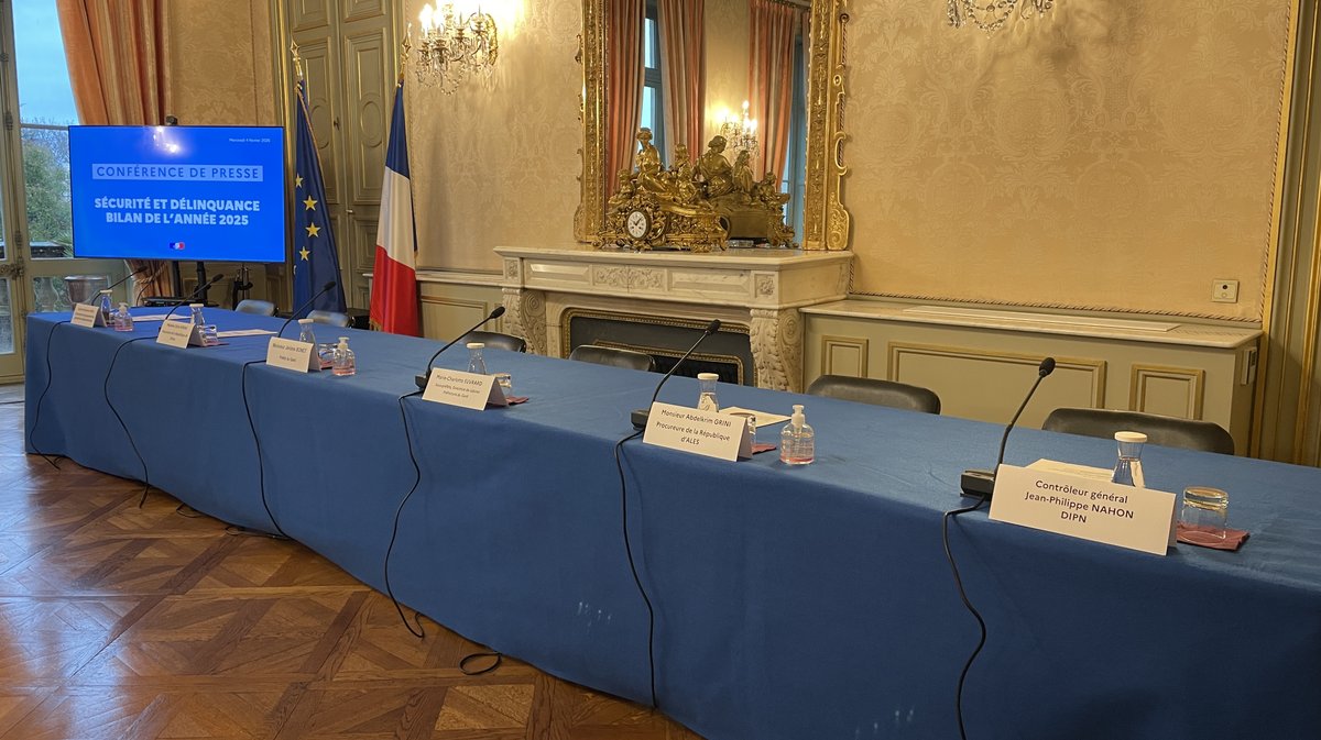 Bilan sécurité et délinquance Gard 2025 (Photo Anthony Maurin)