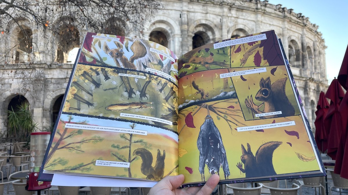 La bande dessinée de Roux le Bandit est à retrouver Alcide (Photo Anthony Maurin)