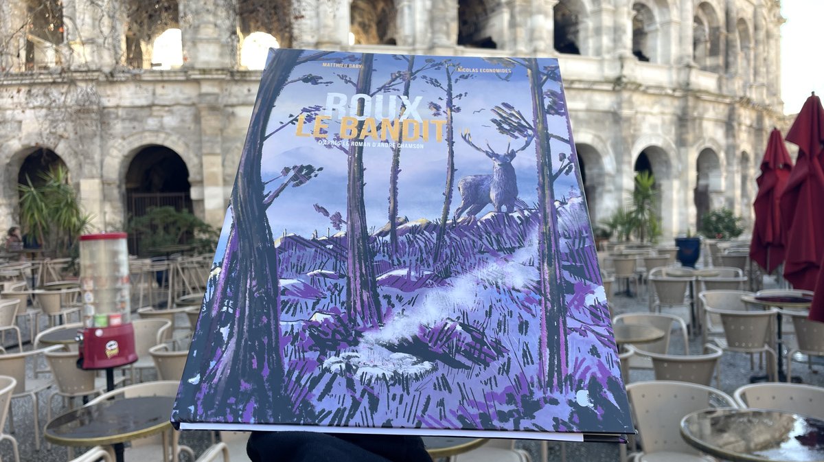 La bande dessinée de Roux le Bandit est à retrouver Alcide (Photo Anthony Maurin)