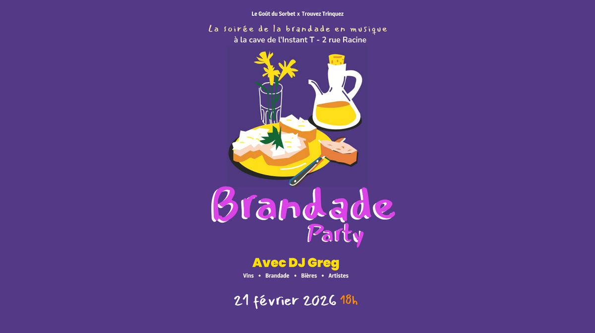 Programme de la soirée brandade