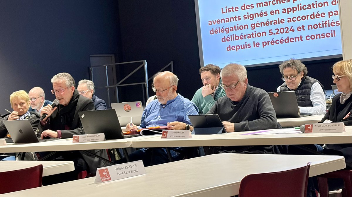 Conseil communautaire Agglo Gard Rhodanien