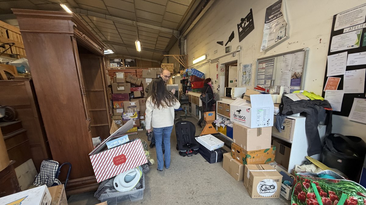 Chloé Ridel et Basile Imbert visite La Clède