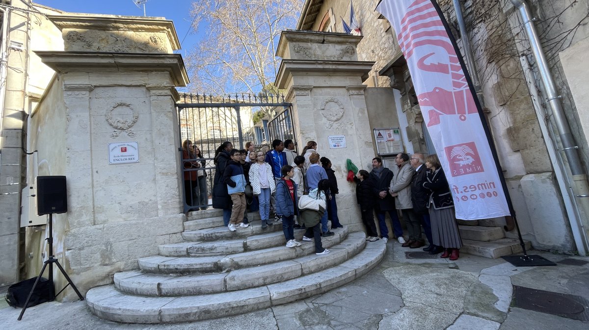 L'école Enclos Rey à l'Unesco (Photo Anthony Maurin)