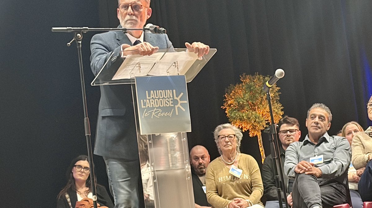 Patrice Prat meeting Laudun-l'Ardoise