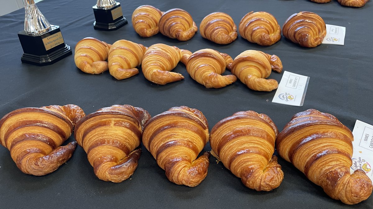 La fédération des boulangers et boulanger-pâtissiers du Gard organise ses concours du meilleur croissant au beurre et de la meilleure baguette de tradition française (Photo Anthony Maurin)