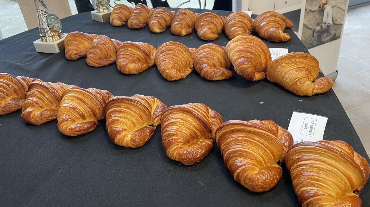 La fédération des boulangers et boulanger-pâtissiers du Gard organise ses concours du meilleur croissant au beurre et de la meilleure baguette de tradition française (Photo Anthony Maurin)