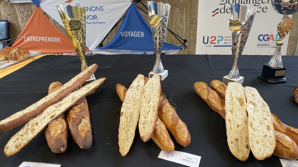 La fédération des boulangers et boulanger-pâtissiers du Gard organise ses concours du meilleur croissant au beurre et de la meilleure baguette de tradition française (Photo Anthony Maurin)
