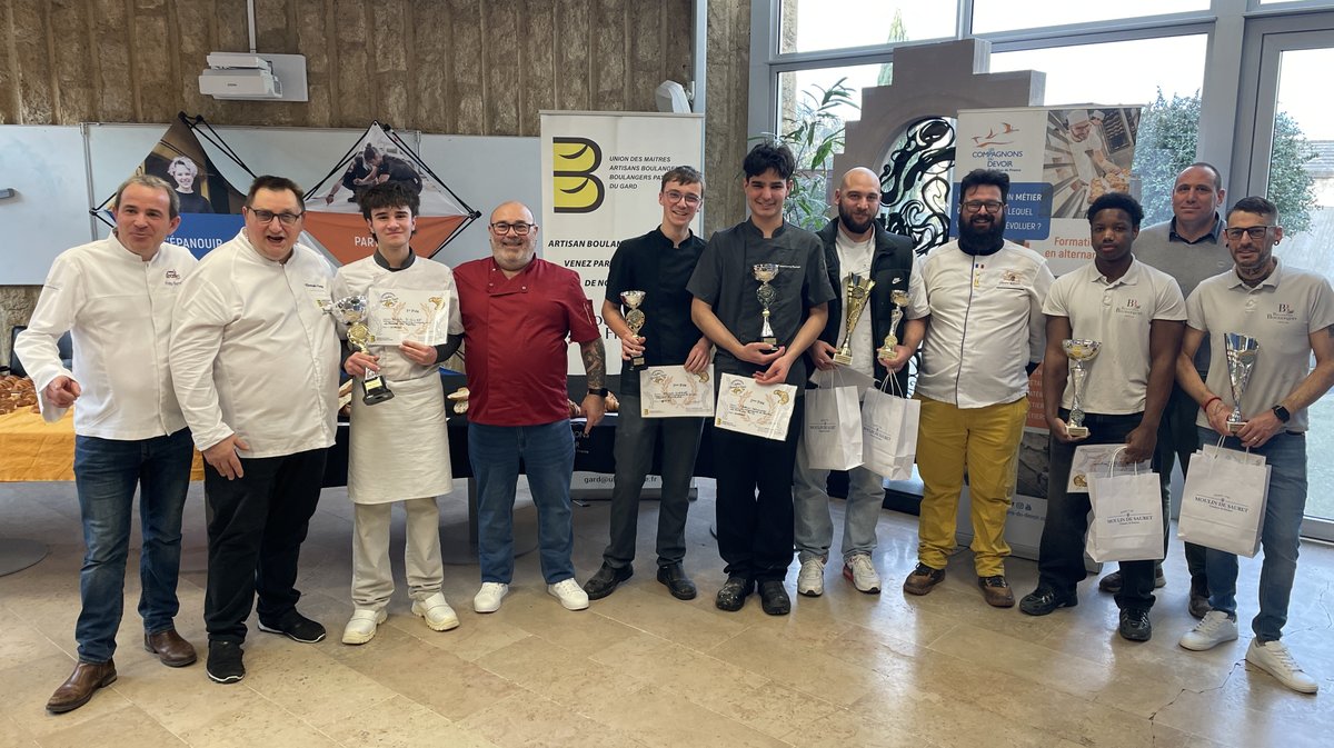 La fédération des boulangers et boulanger-pâtissiers du Gard organise ses concours du meilleur croissant au beurre et de la meilleure baguette de tradition française (Photo Anthony Maurin)