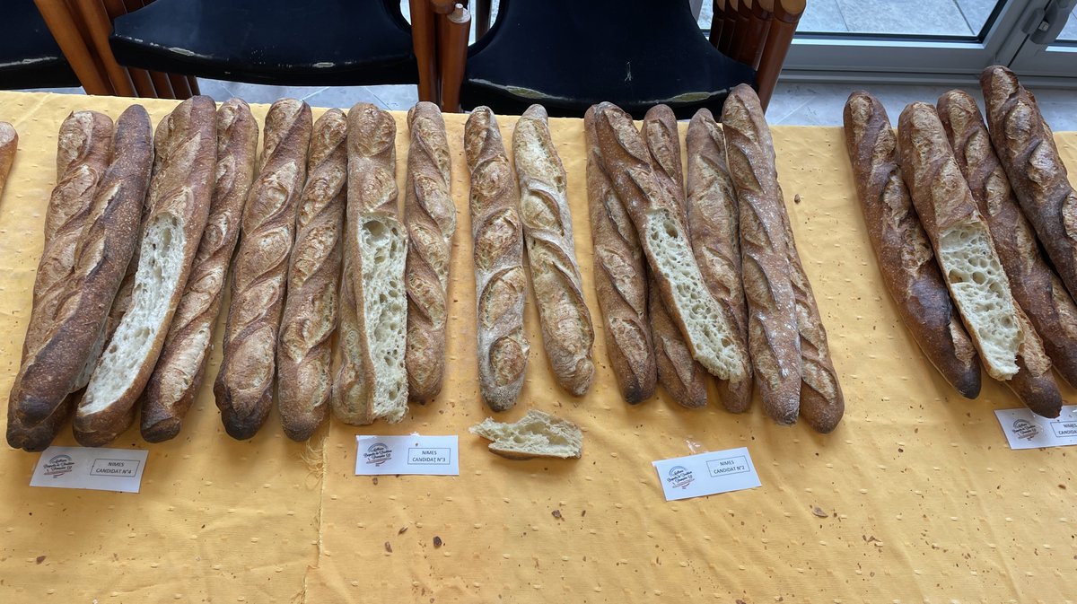 La fédération des boulangers et boulanger-pâtissiers du Gard organise ses concours du meilleur croissant au beurre et de la meilleure baguette de tradition française (Photo Anthony Maurin)