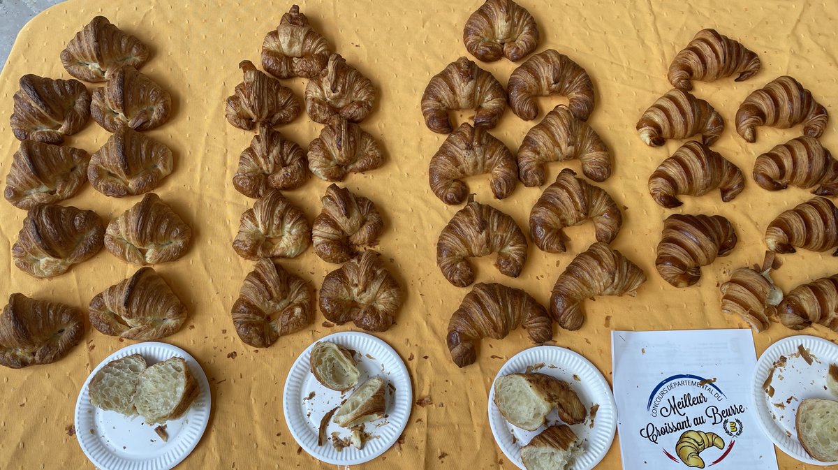 La fédération des boulangers et boulanger-pâtissiers du Gard organise ses concours du meilleur croissant au beurre et de la meilleure baguette de tradition française (Photo Anthony Maurin)