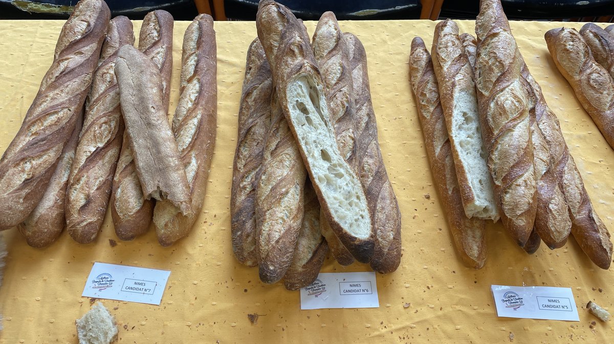 La fédération des boulangers et boulanger-pâtissiers du Gard organise ses concours du meilleur croissant au beurre et de la meilleure baguette de tradition française (Photo Anthony Maurin)