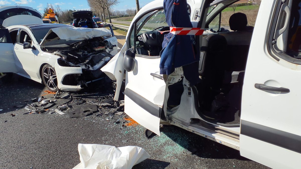 accident Uchaud route VL