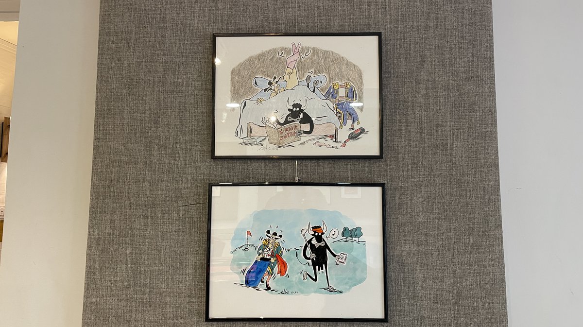 Exposition Les toros d'Eddie au Prolé (Photo Anthony Maurin)