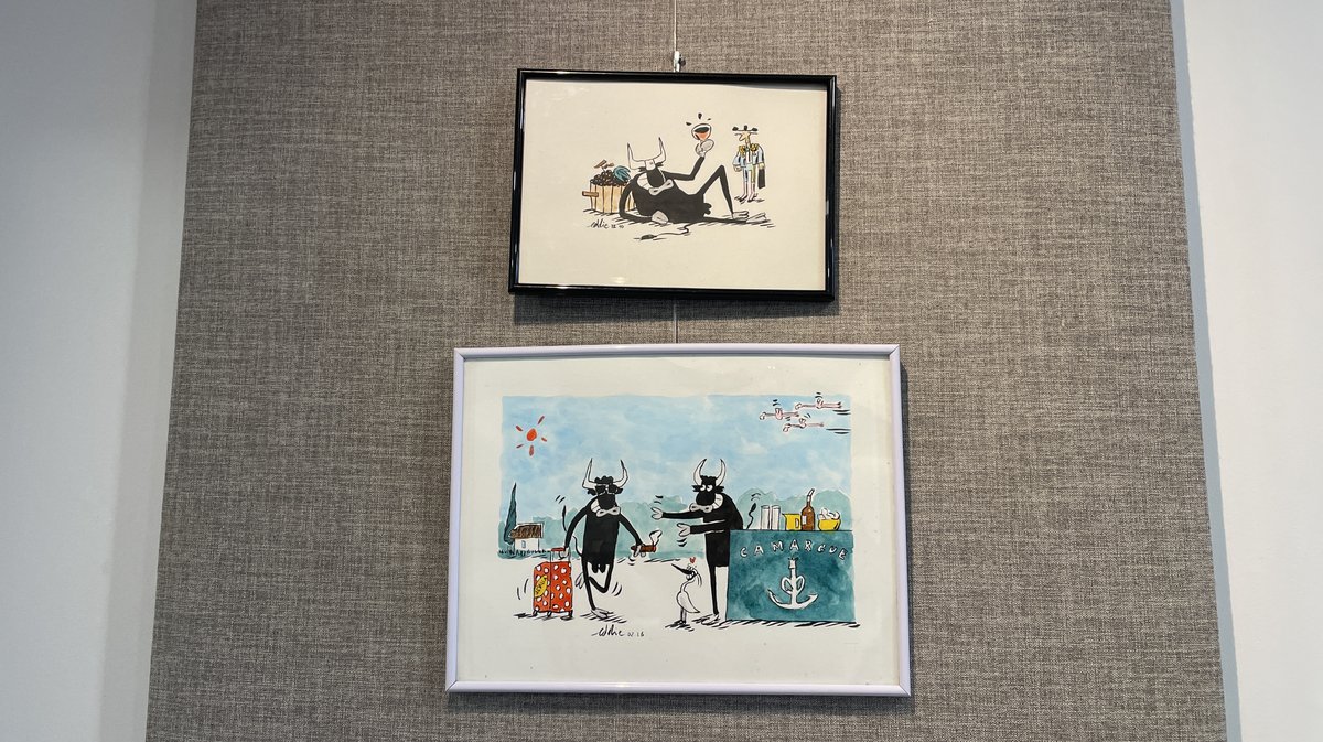 Exposition Les toros d'Eddie au Prolé (Photo Anthony Maurin)