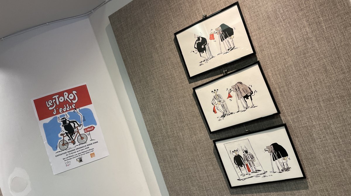 Exposition Les toros d'Eddie au Prolé (Photo Anthony Maurin)