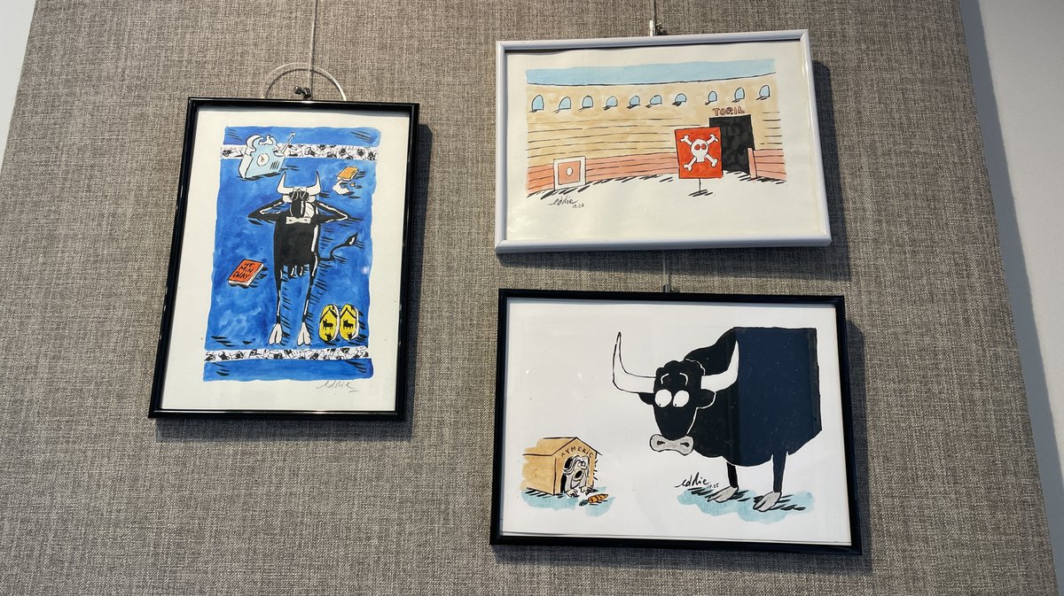Exposition Les toros d'Eddie au Prolé (Photo Anthony Maurin)