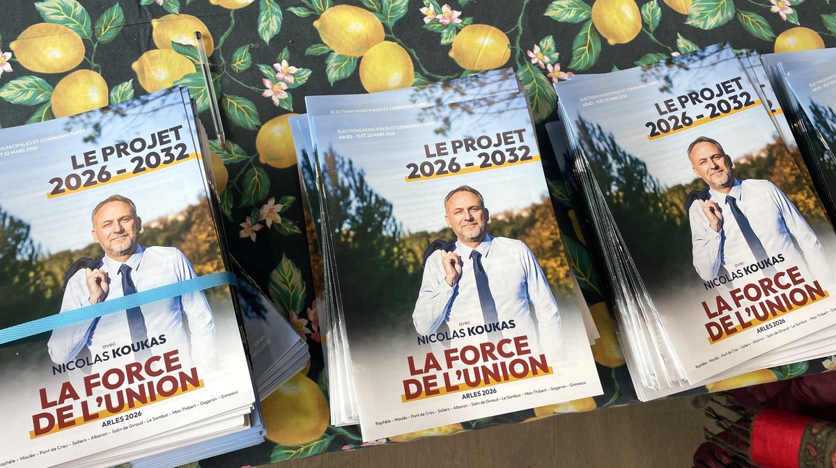 Programme 2026 dévoilé pour la liste l'Union pour Arles menée par Nicolas Koukas (Photo Anthony Maurin)