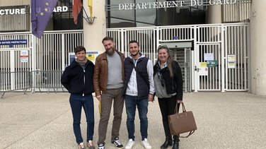 Le 16 février, lors du dépot de la liste