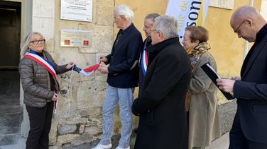 Dévoilement de la plaque des Justes Calvisson