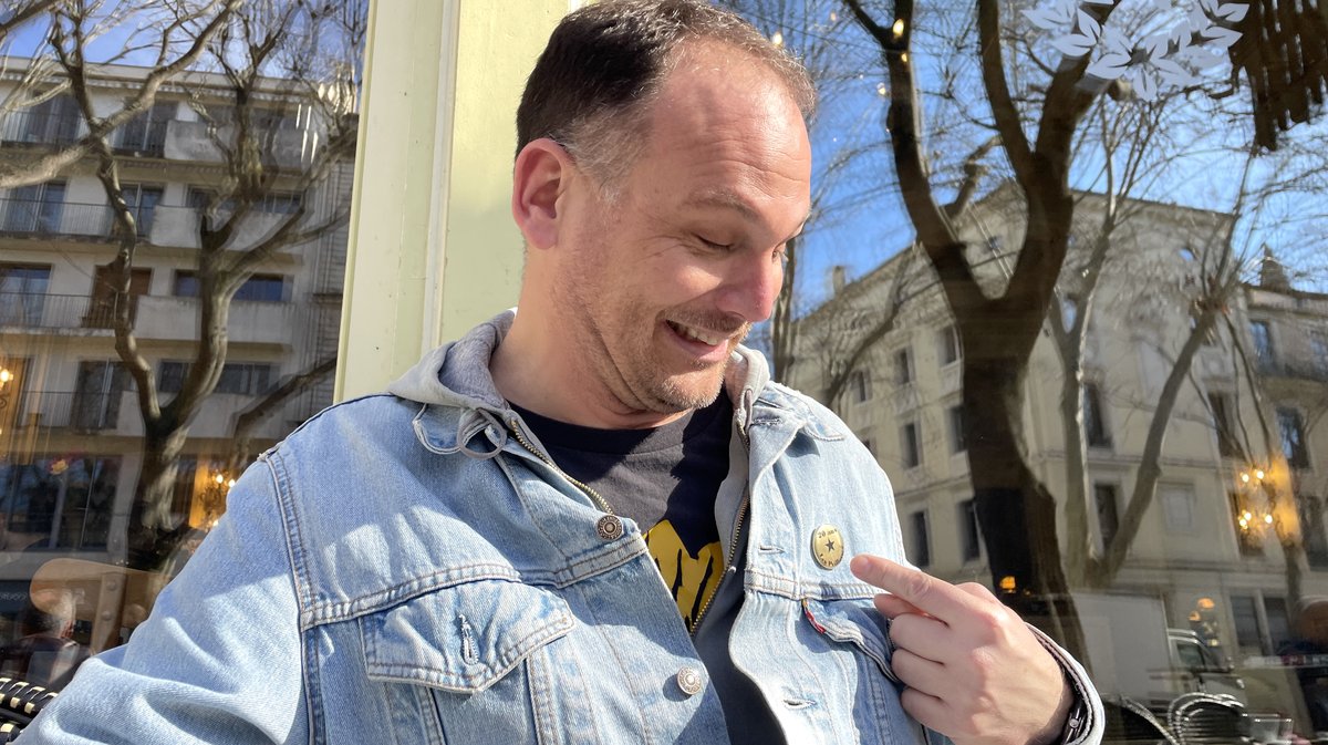 Jimmy, président de la fanfare Les Peillasses  (Photo Anthony Maurin)