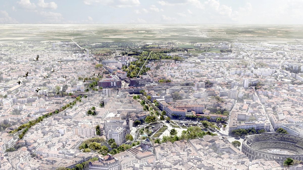 Vue Parc Jacques Chirac Kern+associés