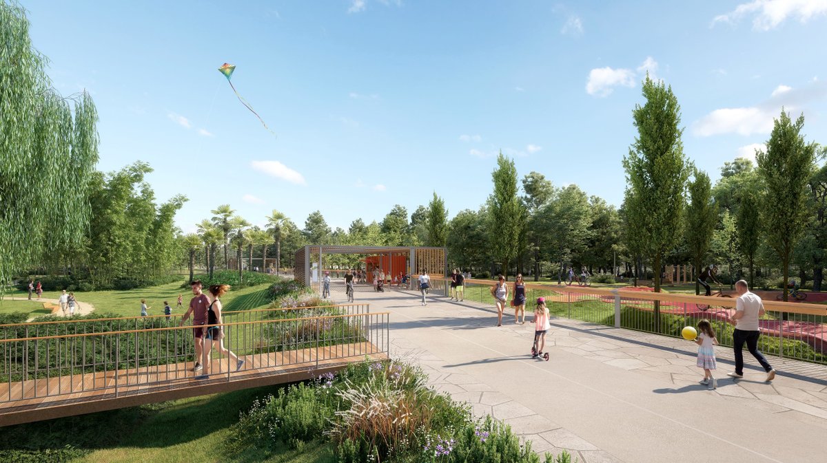 Vue promenade Jacques Chirac