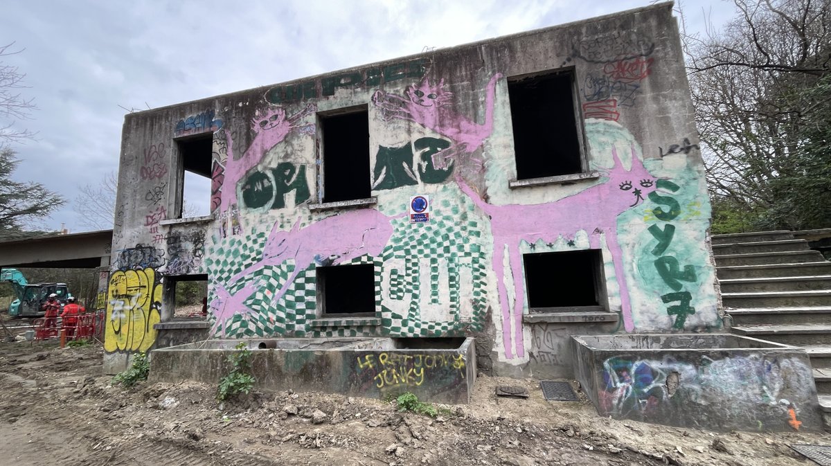 Les Travaux du parc Jacques Chirac en mars 2026 (Photo Anthony Maurin)