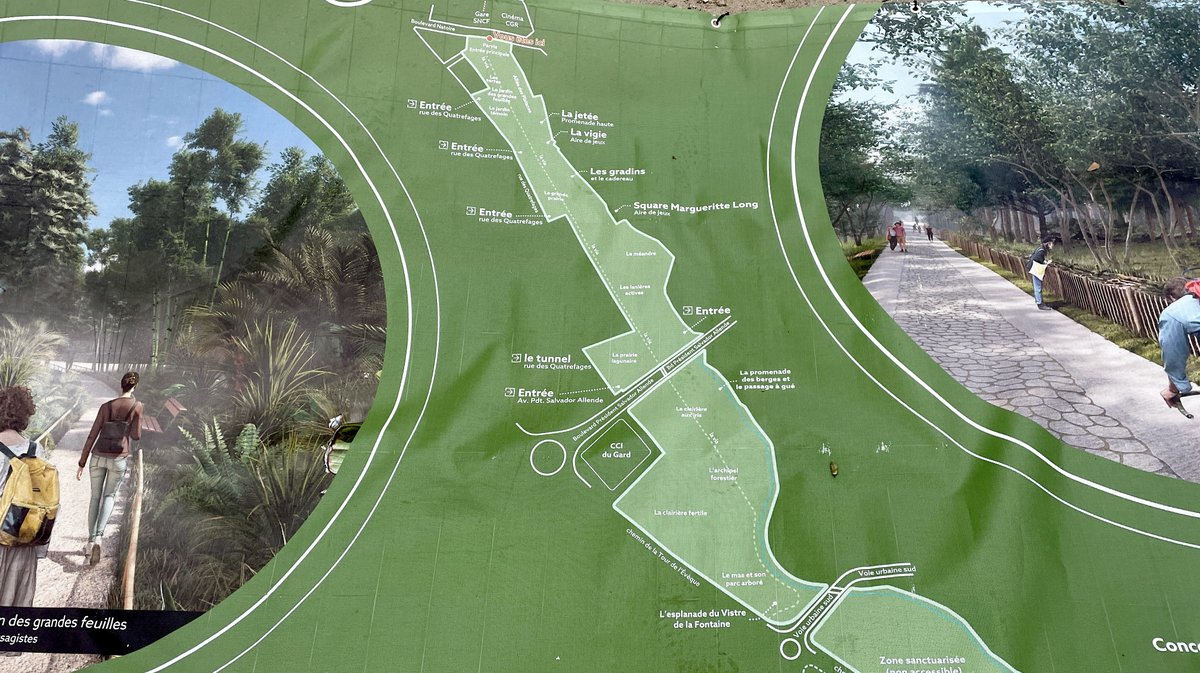 Les Travaux du parc Jacques Chirac en mars 2026 (Photo Anthony Maurin)